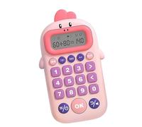 Oshhni Gioco di Matematica, Giocattoli matematici, Regali di Formazione, Strumento di apprendimento in Classe, calcolatrice Elettronica, Giocattolo educativo, Rosa