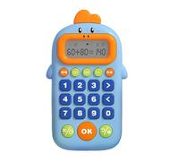 Oshhni Gioco di Matematica, Giocattoli matematici, Regali di Formazione, Strumento di apprendimento in Classe, calcolatrice Elettronica, Giocattolo educativo, Blu