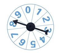 Oshhni Giradischi a Muro con, Ruota della Roulette, Ruota della Fortuna Portatile cancellabile, per attività didattiche, Feste e attività promozionali, Style a