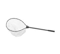 Oshhni Guadino da Sbarco Rete Retrattile Rete per Pesci con Manico Telescopico Regolabile Morbida Adatto per La Pesca Sportiva, Nero