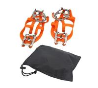 Oshhni invernali per uomo e donna, elasticizzati, versatili, da ghiaccio, per escursionismo, alpinismo, pesca all'aperto, inverno, Orange L