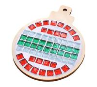 Oshhni Kit artigianale per sottobicchieri in mosaico, fatto a mano, per vassoio per bevande, materiali per mosaico, confezione, ornamenti, decorazione per, Cerchio