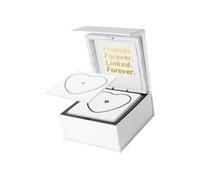 Oshhni Kit Braccialetto Permanente Bracciale Bloccato Fai-da-Te Regali per Coppie Kit per Realizzare Braccialetti per Il Compleanno, 1 Nero 1 Argento