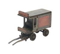 Oshhni Kit Modello di Costruzione di carrozze in 1/72, Tavolo di Sabbia, Modello architettonico, dipingibile, Fai da Te, Puzzle in Legno 3D per Adulti,