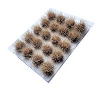 Oshhni Kit Modello di Terreno con ciuffi d'erba, Erba Artificiale in Miniatura, Altezza 12 mm, ciuffo di arbusti di Pianura per Base in Miniatura, Marrone Scuro