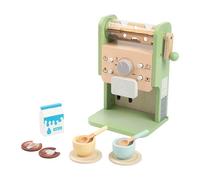 Oshhni Kit per Macchina da caffè in Legno con Effetti sonori per Bambine e Bambini, Accessori da Cucina, manovella Manuale