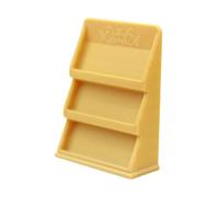 Oshhni Libreria per Case delle Bambole, espositore per riviste, vetrina per Modelli Fai da Te, mobili per Case delle Bambole per Scene in Miniatura, Marrone Chiaro