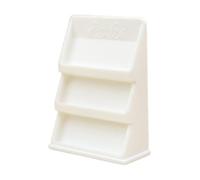 Oshhni Libreria per Case delle Bambole, espositore per riviste, vetrina per Modelli Fai da Te, mobili per Case delle Bambole per Scene in Miniatura, Bianco