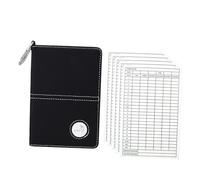 Oshhni Libro segnapunti da Golf, Libro segnapunti da Golf in Pelle PU, segnapunti, segnapunti, Accessori per Prendere Appunti, Sport all'Aria Aperta, Nero