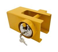 Oshhni Lucchetto per gancio di traino professionale in metallo, resistente all'usura, antifurto, accessorio per accoppiamento rimorchio per, Lucchetto E Chiave