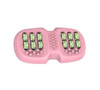 Oshhni Massaggiatore Rullo rilassante Massaggio Shiatsu portatile per donne Uomini Regali Suola con rulli, strumento per riflessologia, Rosa