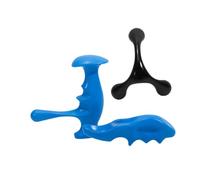 Oshhni Massaggiatori a 3 punti Manopole per massaggio a 3 gambe Strumento manuale per il rilassamento muscolare Strumento delicato per la protezione del, Set B