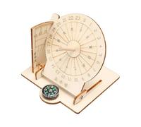 Oshhni Meridiana in Legno, Modello scientifico, Modello di esperimento scientifico astronomico, Timer Antico, progetti scolastici, Kit di Costruzione per