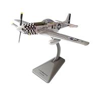 Oshhni Modello di Aereo da Caccia P51-d in 1/72, Modello di Aereo pressofuso per Adulti, Regalo per Bar, TV, mobiletto, Ufficio