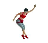 Oshhni Modello in Miniatura in 1:87, Decorazione per Arrampicata su Roccia, Piccola Figura di Persone, Ornamento per progetti Fai da Te, Oggetti da, Rosso