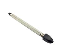 Oshhni Morsa a perno Trapano a mano Trapano a lancetta in metallo Strumento portatile professionale per la riparazione di orologi Morsa a mano per orologio, Testa Quadrata
