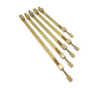 Oshhni Morsetti per crepe del corpo del violino, adatti viole, comodi, in rame, strumenti per la riparazione dei liutai regolabili, Set Da 5 Pezzi