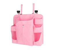Oshhni Organizer per pannolini sospeso per fasciatoio, culla, box portaoggetti, impilatore portatile per pannolini sospeso per neonati, bambine e bambini, Rosa