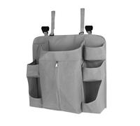 Oshhni Organizer per pannolini sospeso per fasciatoio, culla, box portaoggetti, impilatore portatile per pannolini sospeso per neonati, bambine e bambini, Grigio Scuro