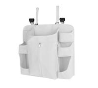 Oshhni Organizer per pannolini sospeso per fasciatoio, culla, box portaoggetti, impilatore portatile per pannolini sospeso per neonati, bambine e bambini, Grigio