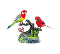 Oshhni Pappagalli, Decorazione per Ufficio e casa, Giocattolo interattivo Realistico, Creativo, Controllo del Suono, Giocattolo per Uccelli, Uccelli