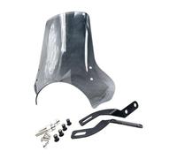 Oshhni Parabrezza per Protezione Antivento Parabrezza per Ondulato Resistente per, Grigio