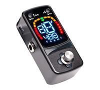 Oshhni Pedale accordatore professionale con display a colori Mini robusto compatto leggero strumenti musicali di precisione Accessori