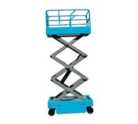 Oshhni Piattaforma di Lavoro Alta con Piattaforma elevatrice a Forbice, Attrezzatura per Riparazione Modelli 1/64, opere d'Arte, Oggetti di Scena per, Blu Nuovo