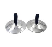 Oshhni Piatti da dito Mini percussioni Imparare con le dita Corda Piatti da mano crash per giochi Eventi Concerti Ensemble, Argento