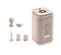 Oshhni Piccola Pompa Ad, Mini Gonfiatore E Sgonfiatore, Forniture Portatili, Pompa Elettrica Illuminata per Materassini Gonfiabili Da Piscina, Sport All