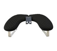 Oshhni Poggiabraccio per Unghie con Supporto per Telefono, Strumento per Manicure a Forma di U, Supporto Ergonomico Professionale per Unghie per La Casa, Nero