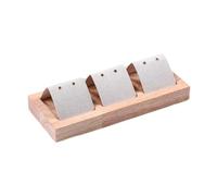 Oshhni Portaorecchini con Supporto Pendente, portaorecchini Rustico, portaorecchini, espositore per Orecchini, per spettacoli di Fotografia, Tieni 3 Coppie