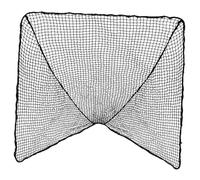 Oshhni Rete per in Nylon Portatile, Attrezzatura per Allenamento in Giardino, Rete Sportiva Portatile a Trama Stretta, Porta da Interno ed, Nero 5mm