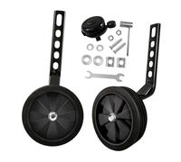 Oshhni Rotelle di Allenamento per Biciclette per Bambini, Accessori per Ciclismo Resistenti, universali, stabilizzatori per Biciclette Regolabili di Ricambio, Nero