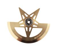 Oshhni Rotore per movimento orologio da 1,1" di diametro, pezzo di ricambio, robusto rotore automatico con massa oscillante a a cinque punte per, Oro