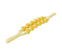 Oshhni Rullo Massaggiante, Dispositivo per Terapia di Integrazione Sensoriale, Massaggiatore Fasciale, Massaggiatore per Polpacci E Gambe, M, Giallo 2 Fila