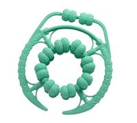 Oshhni Rullo massaggiante per Gambe a 36 Ruote, Morsetto Circolare per Gambe, Strumento di Massaggio Compatto, Rullo a 36 Punte per Mani, Bodybuilding, Verde