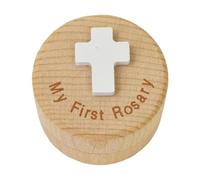 Oshhni Scatola commemorativa per battesimo, il, contenitore per piccoli anelli portagioie, scatola dei ricordi per centrotavola, anelli,