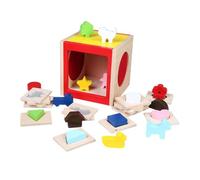 Oshhni Scatola per l'ordinamento delle Forme, Puzzle per abilità motorie Fini, Giocattolo per Bambini in Fase di Sviluppo precoce, risoluzione dei