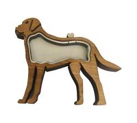 Oshhni Scatola portaoggetti in legno per di animali domestici, regalo per la perdita di un amico peloso, a forma di cane, versatile contenitore