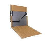 Oshhni Sedia da Spiaggia Pieghevole da Viaggio Sedia a Schienale Materasso Lounge da Esterno Materiale Traspirante E Resistenti per Parco Piscina P, Cachi Scuro