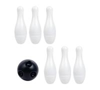Oshhni Set da Bowling per Bambini, Gioco educativo e Divertente per Lo Sviluppo precoce, interattivo, per Bambini, Ragazzi e Ragazze, Regalo di Compleanno, Bianco