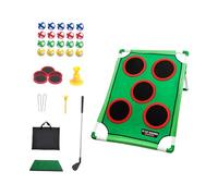 Oshhni Set da Gioco da Golf per attività all'aperto Portatile con 20 Palline da Golf, Strumento di Pratica per Il Gioco del Golf per Feste in casa e in
