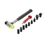 Oshhni Strumenti per la riparazione di ammaccature senza vernice, utensili per modellare, martelli per ammaccature in gomma con punte battenti per lamiere,