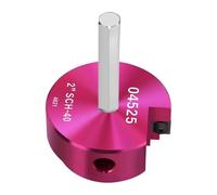 Oshhni Strumento alesatore per tubi in PVC per manicotti idraulici, efficiente con alesatore per raccordi per albero esagonale per condotte idriche, 2 Inch