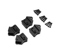 Oshhni Supporti per Molle a Balestra Componente Fai da Te Leggero Resistente Sostituisce Robusto Facile Installazione Accessori Parti Metalliche, Nero