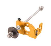 Oshhni Supporto Motore per Auto RC, Albero di Trasmissione Centrale, Kit di aggiornamento per 1:28, Lega di Alluminio, Facile da Montare, ingranaggio di, Oro