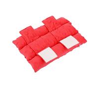 Oshhni Supporto per braccio, supporto per collo, per uomo e donna, imbottito, leggero e confortevole, per il del gomito, morbido resistente, Rosso