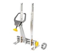Oshhni Supporto per centraruote per Bicicletta, Supporto per raddrizzare mozzi Ruota, per centraruote per Bici da 16"-29", Oro