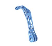 Oshhni Supporto per Faro da Forcella per Bicicletta, Supporto per Faro da Mountain Bike, Base di Montaggio Estensibile salvaspazio per Torcia, Blu